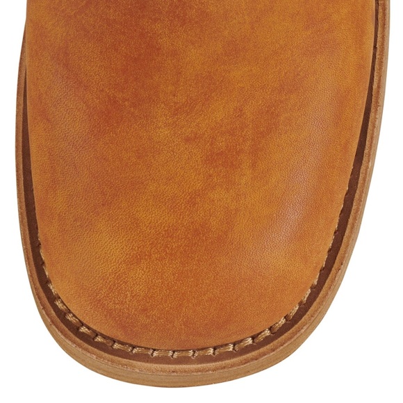 JEFFREY CAMPBELL Reflect-Hi Frye Campus Camel Brown Knee-High Leather Boots 8 - Picture 11 of 13